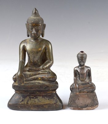 Lot 255 - Two South East Asian figures of Buddha