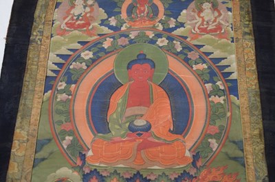 Lot 256 - Tibetan thangka of Buddha Amitabha