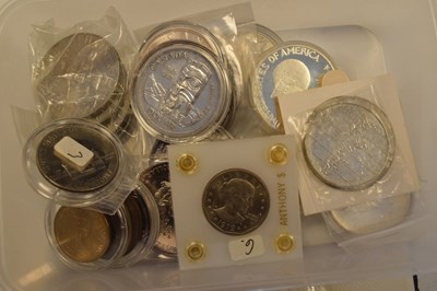 Lot 145 - Quantity of silver and nickel coins etc