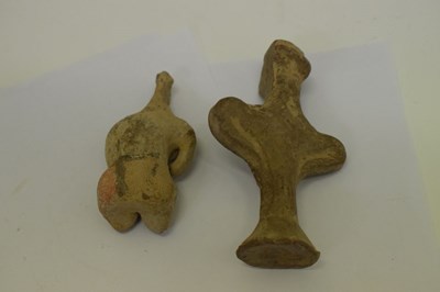 Lot 259 - Antiquities - Two Indus Valley terracotta figures