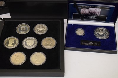 Lot 236 - Five Bradford Exchange GB coin sets