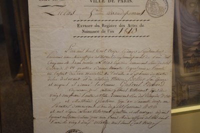 Lot 347 - French Revolution/Napoleonic document dated '1810'