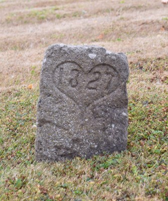 Lot 522 - George IV carved memorial stone dated 1827