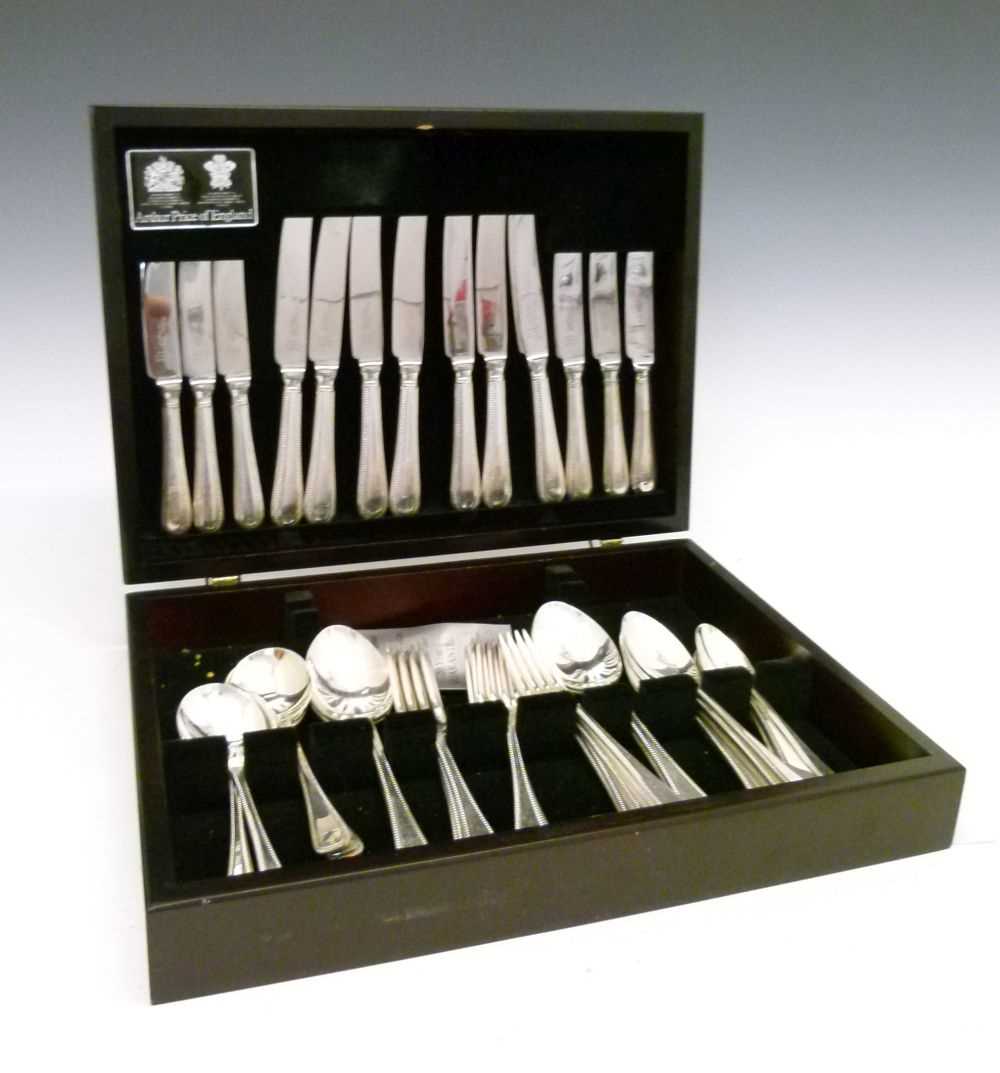 Lot 772 - Quantity of Arthur Price 'Bead' pattern silver plate cutlery