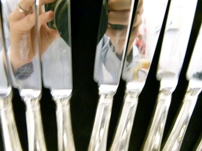 Lot 772 - Quantity of Arthur Price 'Bead' pattern silver plate cutlery