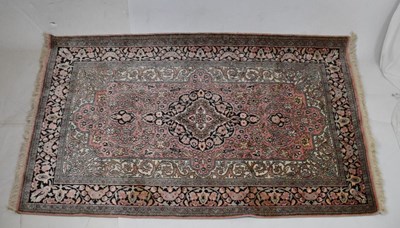 Lot 514 - Eastern silk rug