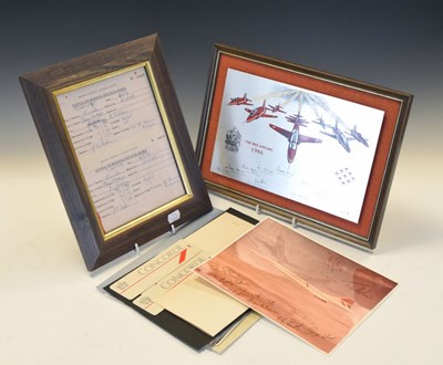 Lot 346 - Concorde Interest - Engine test 'Technical and Mechanical Staff Flying Records' and ephemera