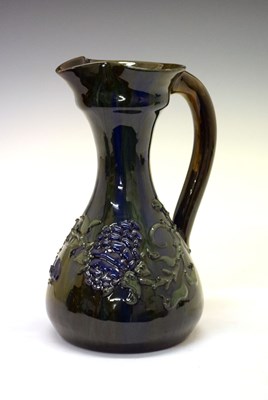 Lot 409 - Elton Ware (Clevedon) pottery ewer with flared neck