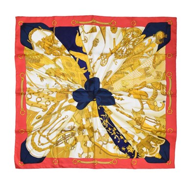 Lot 204 - Hermes Paris - Lady's 'Soleil de Soie' square silk scarf