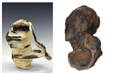 Lot 485 - Jessica Jackson Hutchins (American, b. 1971) - Two glazed ceramic sculptures