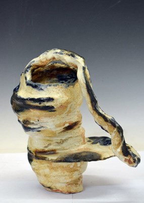 Lot 485 - Jessica Jackson Hutchins (American, b. 1971) - Two glazed ceramic sculptures