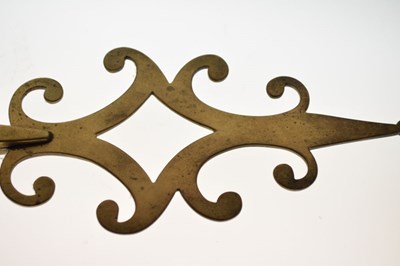 Lot 338 - Friendly Society brass staff head