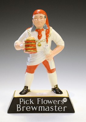 Lot 400 - Carlton Ware ceramic 'Pick Flowers Brewmaster' advertising figure