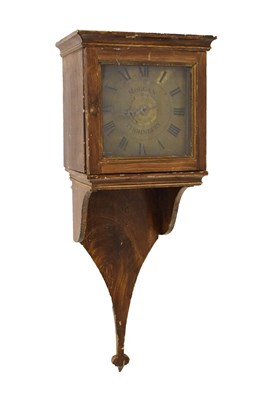 Lot 459 - Local interest: late 18th Century wall clock with alarm, Morgan, Thornbury