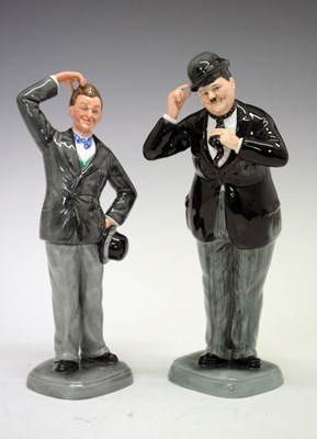 Lot 483 - Royal Doulton 'Laurel & Hardy' limited edition figures