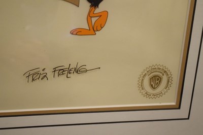 Lot 353 - Looney Tunes - Warner Brothers Inc. 1983 - Daffy Duck animation cell