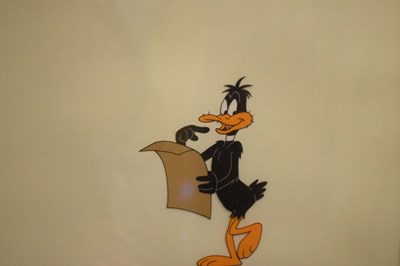 Lot 353 - Looney Tunes - Warner Brothers Inc. 1983 - Daffy Duck animation cell