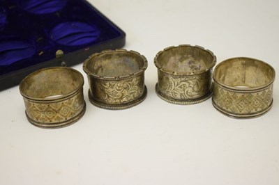 Lot 135 - Quantity of silver items