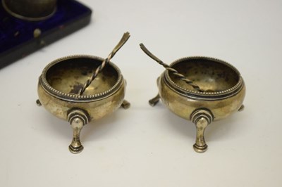 Lot 135 - Quantity of silver items