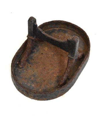 Lot 329 - Cast iron boot scraper