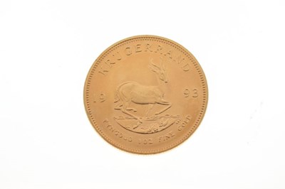 Lot 135 - Gold Coins - South African Gold Krugerrand, 1993