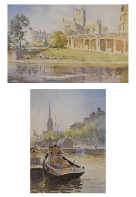 Lot 650 - Two watercolours by Tony Henderson