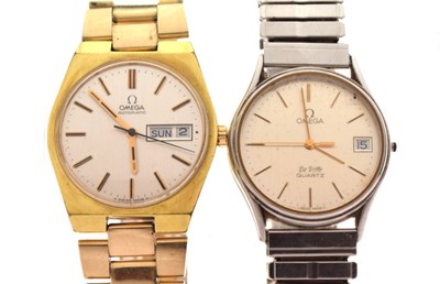 Lot 97 - Omega - Two gentlemen's wristwatches
