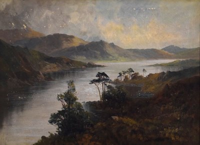 Lot 646 - Francis E. Jamieson (1895-1950) - Oil on canvas - Loch Katrine