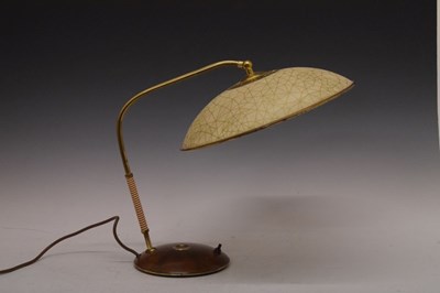 Lot 465 - Mid Century desk lamp