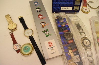 Lot 96 - Quantity of Swatch watches