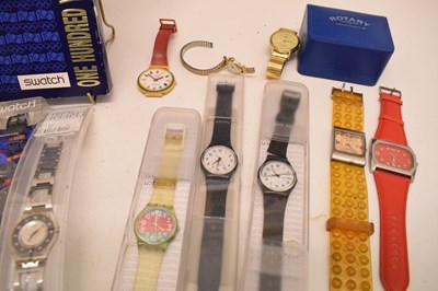 Lot 96 - Quantity of Swatch watches
