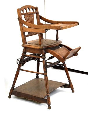 Lot 609 - Child's metamorphic high-chair