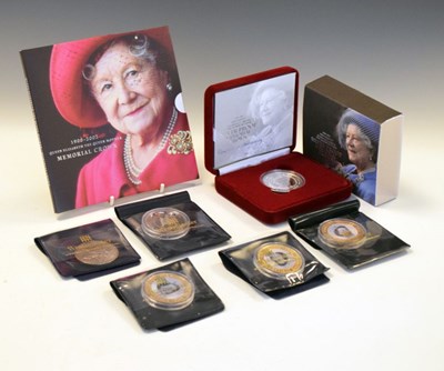 Lot 233 - 2002 HM Queen Elizabeth The Queen Mother Silver Proof Crown