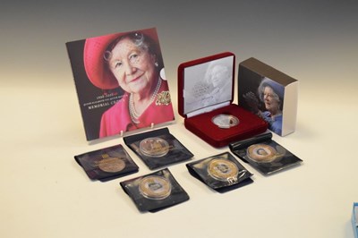 Lot 233 - 2002 HM Queen Elizabeth The Queen Mother Silver Proof Crown