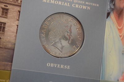 Lot 233 - 2002 HM Queen Elizabeth The Queen Mother Silver Proof Crown