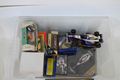 Lot 421 - Quantity of racing themed diecast cars