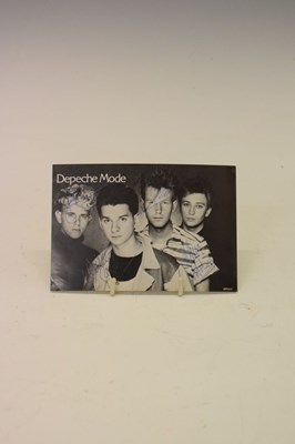 Lot 168 - Autographs - Depeche Mode signed black and white multi-signed publicity photograph