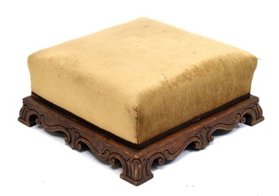 Lot 657 - Early Victorian foot stool