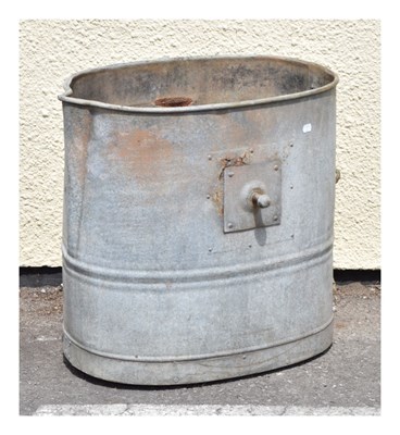 Lot 755 - Metal boiler (as garden planter)