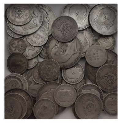 Lot 115 - Quantity of Edward VII and George V silver coinage