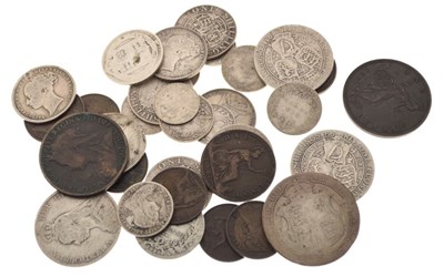 Lot 109 - Quantity of Victorian silver coinage