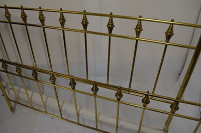 Lot 682 - Brass king size four poster bed