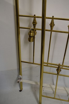 Lot 682 - Brass king size four poster bed