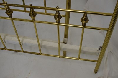 Lot 682 - Brass king size four poster bed