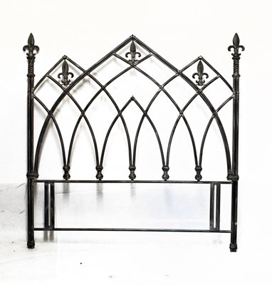 Lot 694 - Gothic style bed head