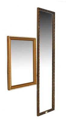 Lot 656 - Two modern gilt frame wall mirrors