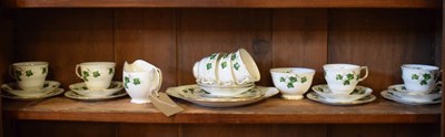 Lot 279 - Colclough 'Ivy' pattern six person tea set