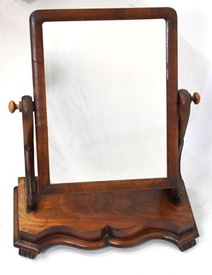 Lot 575 - Victorian mahogany swing dressing mirror