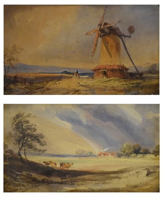 Lot 638 - Pair of mid 19th Century watercolours