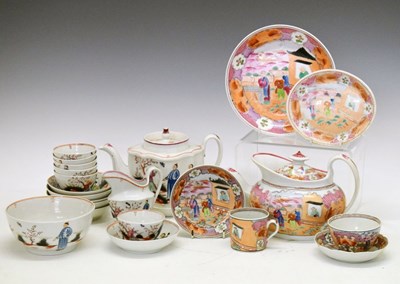 Lot 437 - Quantity of late 18th/early 19th Century English porcelain tea-wares